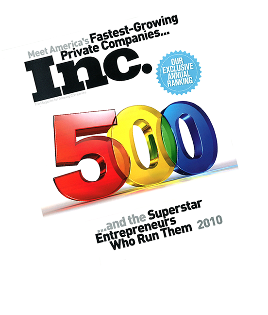 Inc. Magazines Top 500 Fastest Growing Companies magazine cover